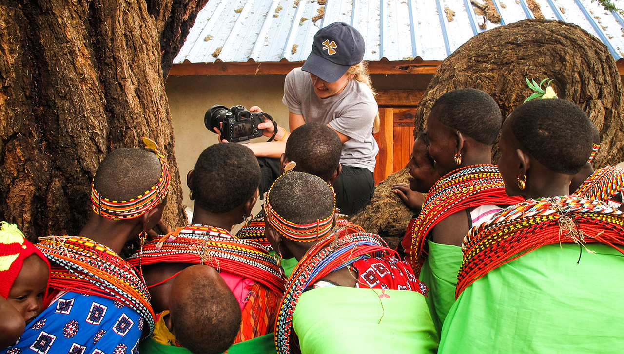 The women LOVED checking out the pictures on the back of the LCD screen.