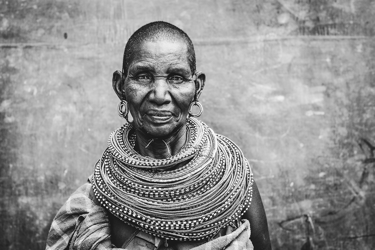 This is the mother of a well-respected Christian leader in the South Horr area. Despite having malaria and not feeling too hot, she graciously allowed me to take her photo. So beautiful and stunning. 