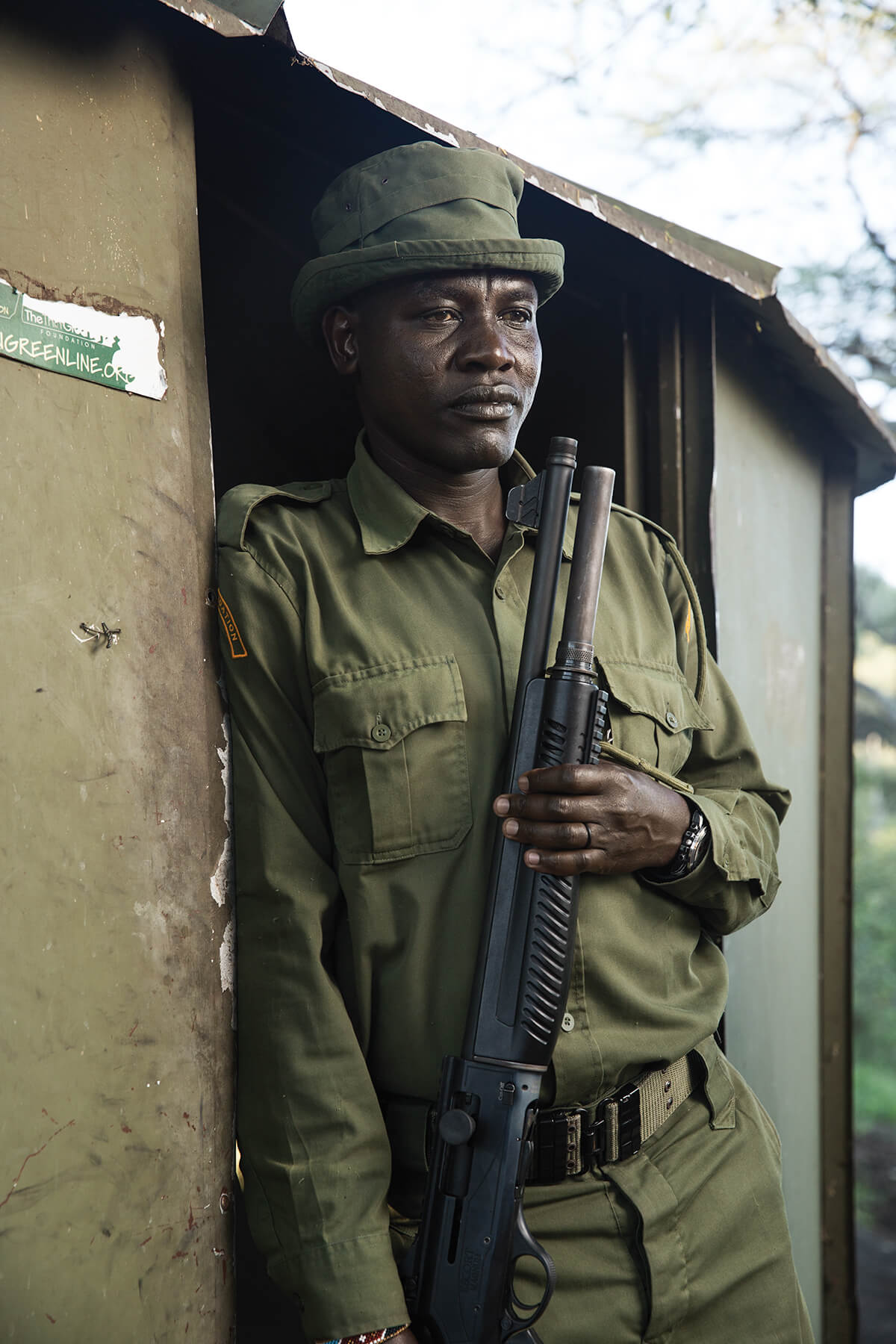 Sergeant, Johanna Shakarda, is a very knowledgeable rhino scout with the Lenkilorouti outpost at Big Life Foundation. 