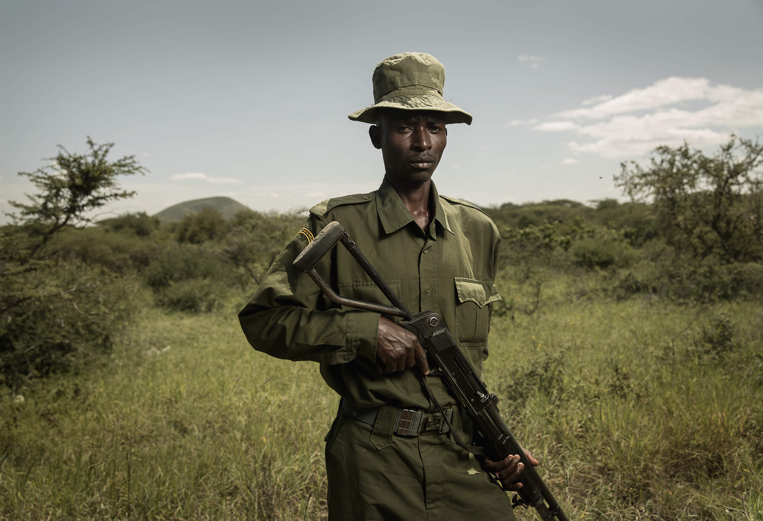 Today, Justus is one of Big Life Foundation's finest wildlife rangers.  As a former poacher, he has exceptional tracking skills and unmatched knowledge of rhinos and the rhino areas..  He is in charge of all monitoring and works between all outposts.  