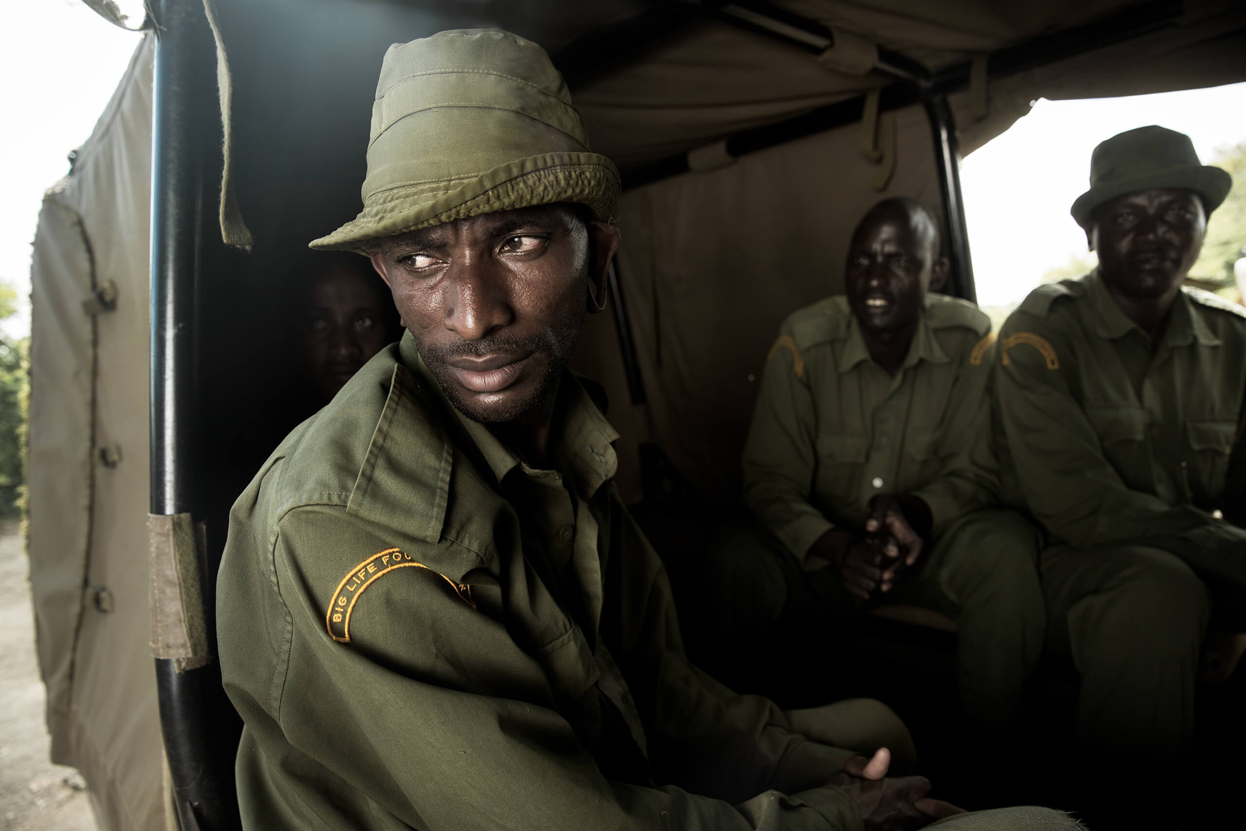 Ranger in the Lenkilorouti outpost at Big Life Foundation.