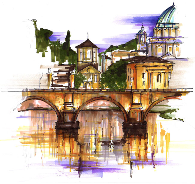 Bridge in Rome